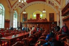 Câmara Municipal de Belfast- Detalhes do interior
