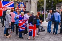 Ruas de Belfast em frente á Câmara Municipal