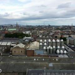 Guinness Storehouse - Gravity Bar, vista sobre Dublin