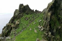 Vista dos outros penhascos á saida do mosteiro