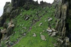 O outro lado do local do mosteiro. - Skellig Michael