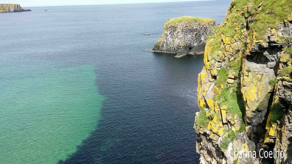 Ballintoy, Carrick-a-rede rope bridge, Irlanda do Norte